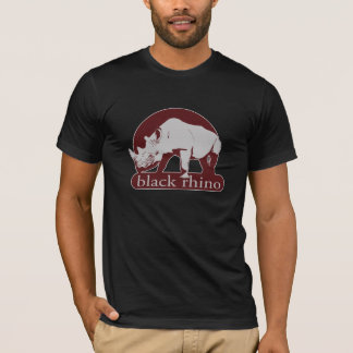 T-shirt rhinocéros noir