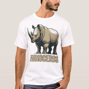 T-shirt Rhinoceros Rhino Safari animal africain