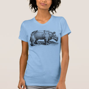 T-shirt Rhinocéros vintage - le rhinocéros de Dürer