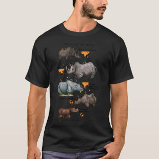 T-shirt Rhinos Du Monde