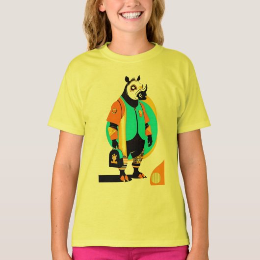 T-shirt Rhinos tendance (Devant)