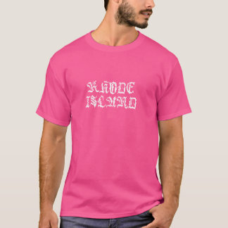 T-shirt Rhode Island - Streetwear Vintage Cholo Script reç