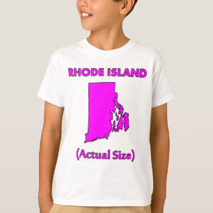 T-shirt Rhode Island - Taille réelle
