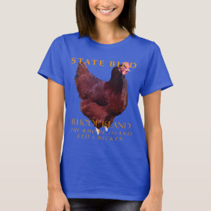 T-shirt Rhode Island Territoire Oiseau Rhode Island Red