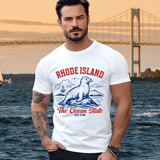 T-shirt Rhode Island the Ocean State