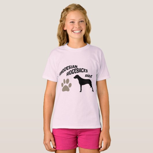T-shirt Rhodesian Ridgeback (Devant entier)