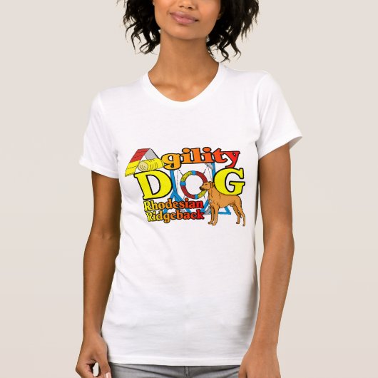 T-shirt Rhodesian_Ridgeback_Agilité (Devant)