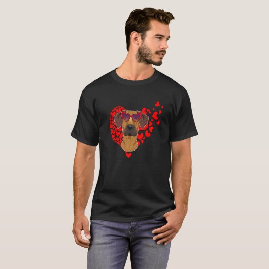 T-shirt Rhodesian Ridgeback I Chien I Rhodesian Ridgeback (Devant entier)
