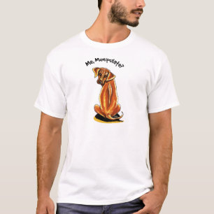 T-shirt Rhodesian Ridgeback manoeuvrent