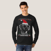 T-shirt Rhodesian Ridgeback Merry Barkmas Christmas (Devant entier)