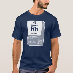 T-shirt Rhodium (Rh)