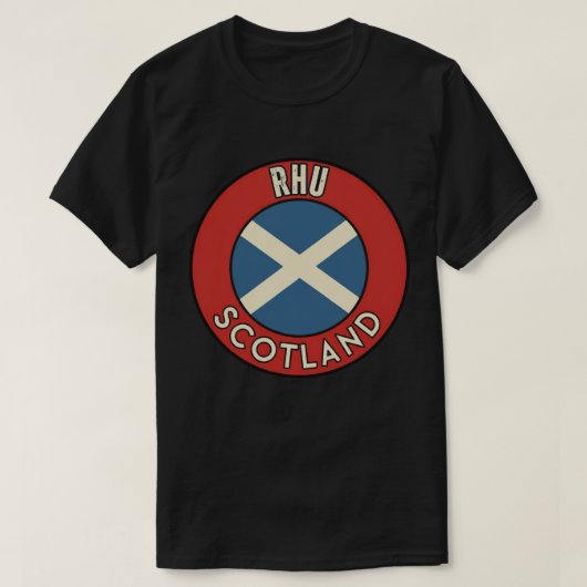 T-shirt Rhu, Écosse (Design devant)