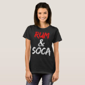T-shirt Rhum et Soca (Devant entier)