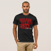 T-shirt rhum rouge (je vois des étoiles) (Devant entier)