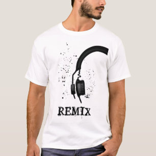 T-shirt "Rhythmes Remix" Thème Hip hop Abstrait
