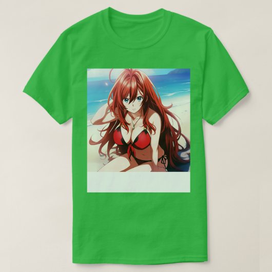 T-shirt rias gremory bikini (Design devant)