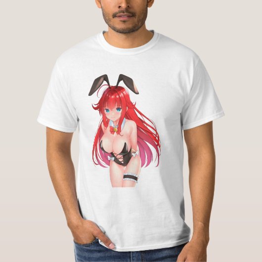 T-shirt Rias Gremory Bunny Sexy (Devant)
