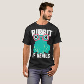 T-shirt Ribbit de crapaud de grenouille (Devant entier)