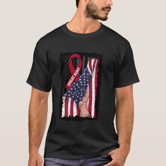 T-shirt Ribbon Ameri (Devant)
