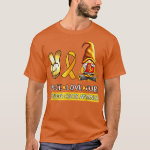 T-shirt Ribbon de sensibilisation au cancer de l'enfance P