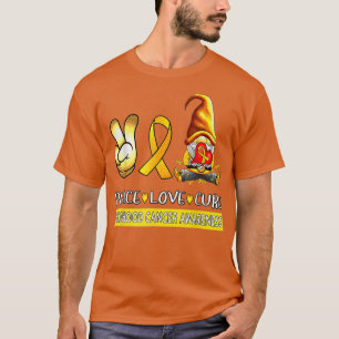 T-shirt Ribbon de sensibilisation au cancer de l'enfance P