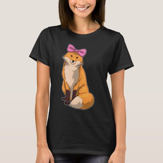 T-shirt Ribbon Fox (Devant)