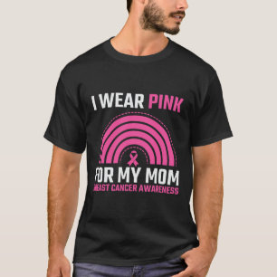 T-shirt Ribbon Sensibilisation au cancer du sein Je porte