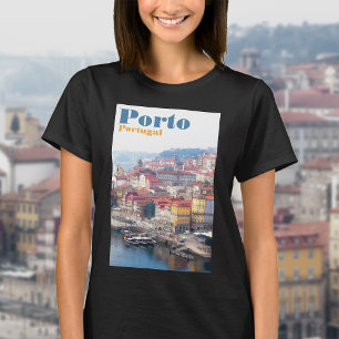 T-shirt Ribeira et Douro. Porto, Portugal.