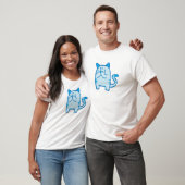 T-shirt Ricanements de Kitty - bleu (Unisexe)