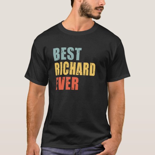 T-shirt Richard Best Ever Richard (Devant)