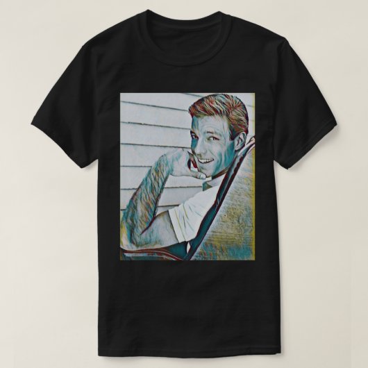 T-shirt Richard chamberlain sourit (Design devant)