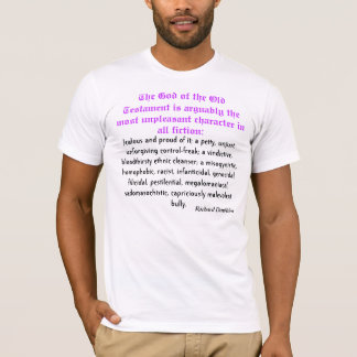 T-shirt Richard Dawkins "l'illusion d'un DIEU "