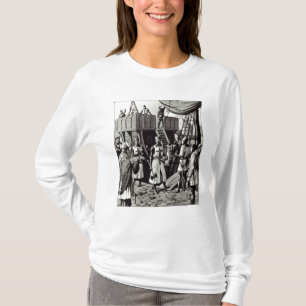 T-shirt Richard I place la voile pour la Terre Sainte,