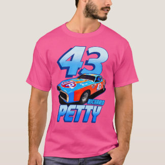 T-shirt Richard Petty 43 Stp Legend Les années 70 Retro