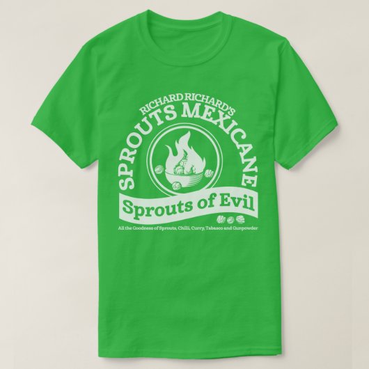 T-shirt Richard Richards Germes de germes du mal Mexicane (Design devant)