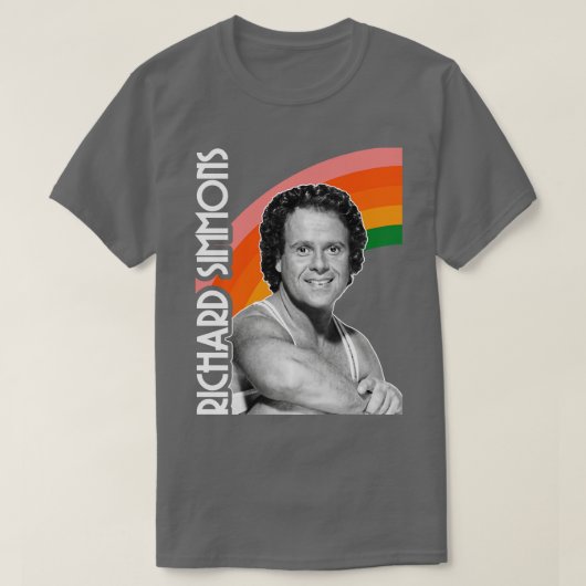 T-shirt Richard Simmons Retro Style FanArt Design (Design devant)