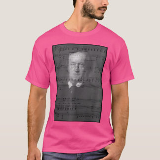 T-shirt Richard Wagner Portrait Avec Notations Musicales