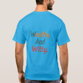 T-shirt riche et plein (Dos)