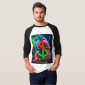 T-shirt "Riches et Ridicule" (Devant entier)