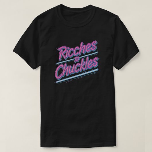 T-shirt Richesses et boucs (Design devant)