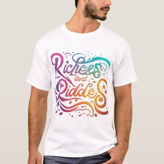 T-shirt Richesses et énigmes (Devant)