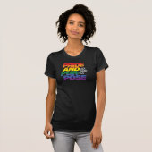 T-shirt Richmond Fierté et but Rainbow Pride Black Tee (Devant entier)