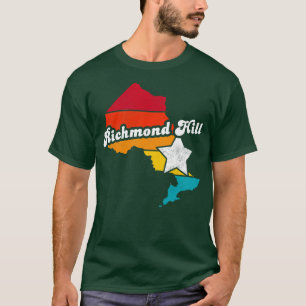 T-shirt Richmond Hill Ontario Canada Vintage en détresse