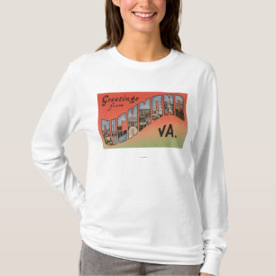 T-shirt Richmond, la Virginie - grandes scènes 3 de lettr