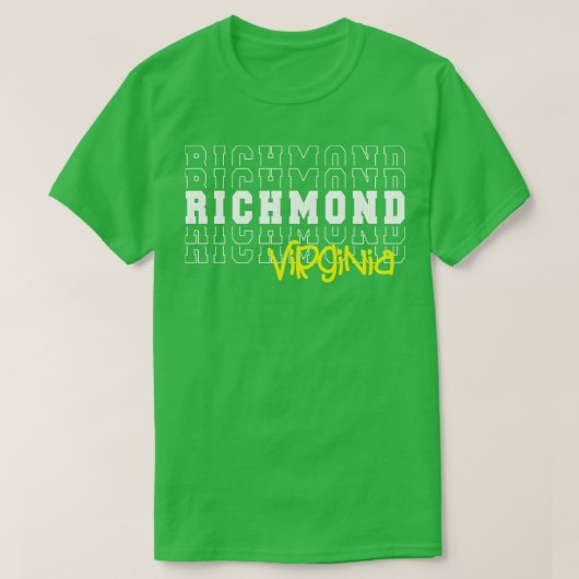 T-shirt Richmond ville Virginie Richmond VA (Design devant)