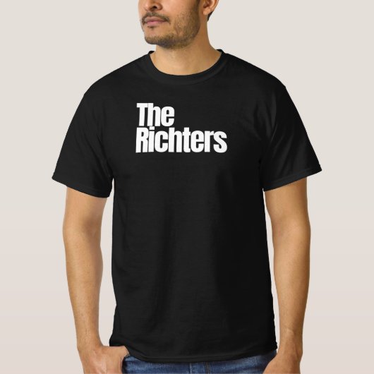 T-shirt Richter classique (noir) (Devant)