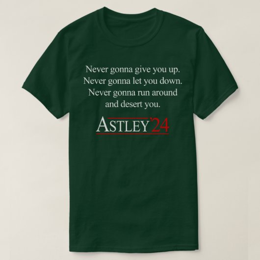 T-shirt Rick Astley (Design devant)