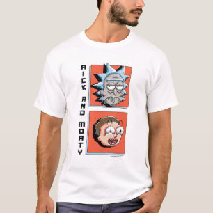 T-shirt RICK ET MORTY™   Graphique de panneau de pixels