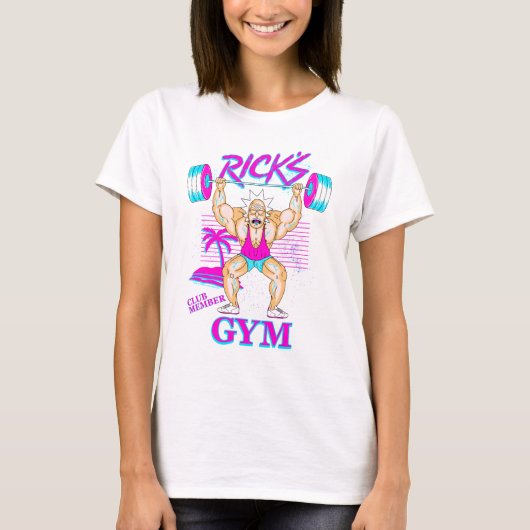 T-shirt RICK ET MORTY™ | Membre Rick's Gym Club (Devant)