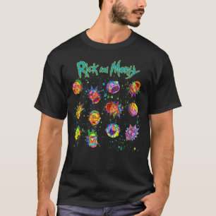 T-shirt RICK ET MORTY™ Motif psychédélique